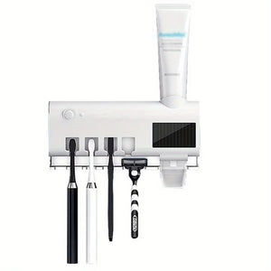 NNEOBA Automatic Toothbrush Holder with Toothpaste Squeezer