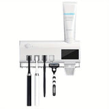 NNEOBA Automatic Toothbrush Holder with Toothpaste Squeezer