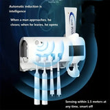 NNEOBA Automatic Toothbrush Holder with Toothpaste Squeezer