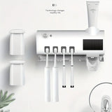 NNEOBA Automatic Toothbrush Holder with Toothpaste Squeezer
