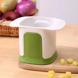 NNEOBA Multifunctional Vegetable Chopper – Onion Dicer & French Fries Slicer Kitchen Tool (White)