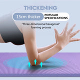 NNEOBA Anti-Slip Yoga Mat Thickness (15mm)