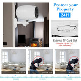 720P Wireless Wifi Camera With Two-Way Audio Night Vision Pir Detection And Ip54 Waterproofing-1915196629170917379