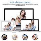 1080P Hd Wifi Ip Camera With Motion Detection And Night Vision - White-1915196636016021512