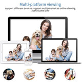 720P Hd Wifi Ip Camera With Motion Detection And Night Vision White-1915196638062841860