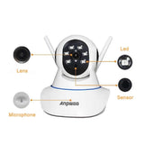 720P Hd Wifi Ip Camera With Motion Detection And Night Vision White-1915196638062841865