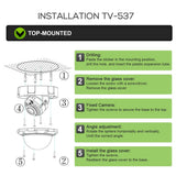 5Mp Ip Dome Camera With Auto Focus And 4X Zoom - White-1915196620983635975