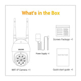 1080P Wifi Ip Camera With Two-Way Audio Motion Detection Night Vision And Tf Card Support-1915196612066545668