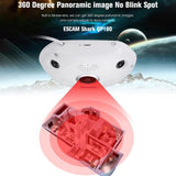 360 Degree Fisheye Lens Wifi Ip Camera With Motion Detection & Night Vision - Shark 960P-1915197205610893316
