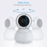 Smart Indoor Wifi Pt Ip Camera - White-1915196632891265029