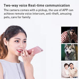 Smart Wifi Camera With Night Vision & Two-Way Audio - White Tripod Support-1915196627711299590