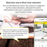 Smart Wifi Camera With Night Vision & Two-Way Audio - White Tripod Support-1915196627711299592