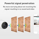 Wireless Smart Camera With Night Vision And Two-Way Audio - Magnet Mount - White-1915196628961202180