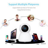Smart Wifi Security Camera With Pan-Tilt 1.0Mp Tf Card Two-Way Audio Motion Detection Night Vision-1915196615090638850