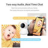 Smart Wifi Security Camera With Pan-Tilt 1.0Mp Tf Card Two-Way Audio Motion Detection Night Vision-1915196615090638851