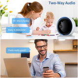 360 Degree Wifi Smart Security Camera With 3.0Mp Resolution Tf Card Support Two-Way Audio Motion Detection And Night Vision-1915196617452032004