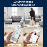 Full Hd 1080P Wifi Two-Way Talk Camera - Indoor Pan & Tilt White-1915196636171210755