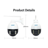 5Mp Wifi Waterproof Ip Camera With Pan / Tilt / 4X Zoom Two-Way Talk & Night Vision-1915196642663993353