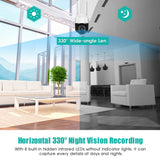 3.0Mp Wifi Ip Camera With Night Vision Motion Detection Two-Way Audio & Tf Card Support-1915196616042745863