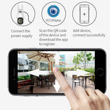 Waterproof Panoramic Ptz Wifi Camera With Dual Lens 1080P Resolution Two-Way Voice Intercom Smart Alarm And Video Playback. Supports Day / Night Full Colour And 128Gb Tf Card.-1915196619142336514