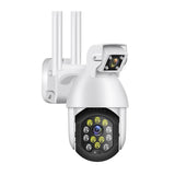 Waterproof Panoramic Ptz Wifi Camera With Dual Lens 1080P Resolution Two-Way Voice Intercom Smart Alarm And Video Playback. Supports Day / Night Full Colour And 128Gb Tf Card.-1915196619142336512