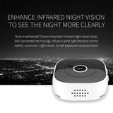 720P Mini Wearable Wifi Camera - 120 Degree Wide Angle - Black-1915196673475350531