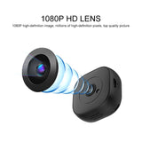 720P Mini Wearable Wifi Camera - 120 Degree Wide Angle - Black-1915196673475350536