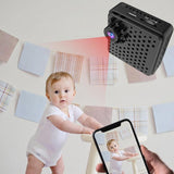 1080P Hd Wifi Mini Security Camera With Wide Angle Motion Detection Night Vision & Tf Card Support-1915198002960666630