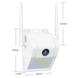 Wireless Wall Light Camera 2Mp Ip66 Waterproof Night Vision Remote Monitoring Voice Intercom Motion Detection 128Gb Memory Card-1915198241822085122