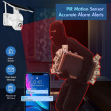 Solar-Powered Wifi Camera With 1080P Hd Pir Alarm Night Vision And Two-Way Audio-1915198020216033284