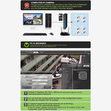 720P Ip Camera With Poe Power Night Vision & Remote View - White-1915196632698327045