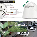 Hd 1500Tvl Dome Camera With 3.6Mm Wide Angle Lens For Day / Night Surveillance-1915196631276457993