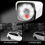 1500Tvl Cctv Dvr Surveillance System With 6 Led Array Bullet Camera - 3.6Mm Lens Ip66 Weatherproof Night Vision Support - White-1915196637450473474