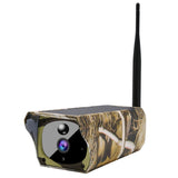 1080P Hd Solar Wifi Camera With Motion Detection & Night Vision - Maple Leaf Pattern-1915197004137500672