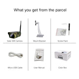 Wireless Solar Ip Camera With 1080P Hd Pir Motion Detection Night Vision And 64Gb Tf Card Support-1915197100367417353