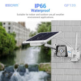 Waterproof Wifi Solar Camera With Night Vision & Motion Detection & Two Way Audio & Tf Card - 1080P-1915198242639974404
