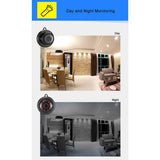 Mini Hd Wifi Ip Camera With Infrared Leds - Motion Detection Night Vision Tf Card - 64Gb Max-1915198409279672323