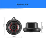 Mini Hd Wifi Ip Camera With Infrared Leds - Motion Detection Night Vision Tf Card - 64Gb Max-1915198409279672322