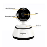 Wireless Hd Ip Camera With Night Vision & Motion Detection - 64Gb Tf Card-1915198013693890565