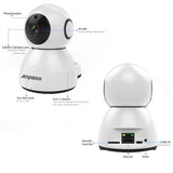 Wireless Hd Ip Camera With Motion Detection & Night Vision - 64Gb Tf Card Support White-1915196636322205705
