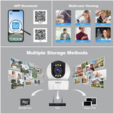 Wireless Home Security Camera System - 4.0Mp Fhd Low Power Consumption-1915196615245828105