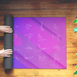 NNEOBA Natural Rubber Yoga Mat with Bag & Straps