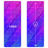 NNEOBA Natural Rubber Yoga Mat with Bag & Straps