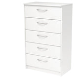 NNECN Classic Elegance: Five-Drawer Chest for Organized Living