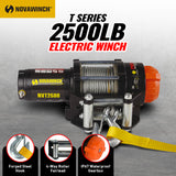 NNEDPE T Series 12V Electric Winch 1133KG 2500LBS
