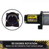 NNEDPE T Series 12V Electric Winch 1133KG 2500LBS
