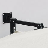 NNEVL Cantilever Umbrella Sand Polyester, Aluminium Large Collapsible