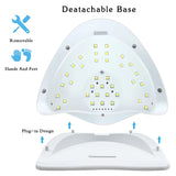 NNEOBA LED Nail Dryer UV Lamp for Gel Polish (72W)