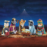 NNEOBA Nativity Royal Cats Christmas Decoration