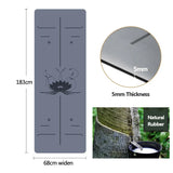 NNETM Professional Natural Rubber Yoga Mat